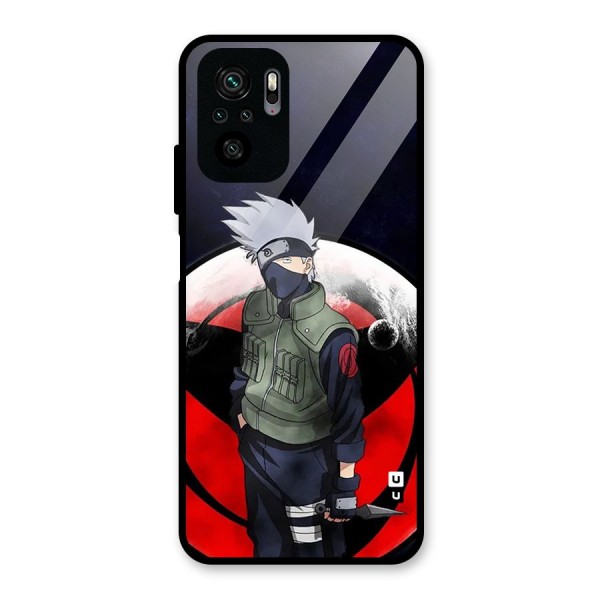 Kakashi Hatake Knife Glass Back Case for Redmi Note 10