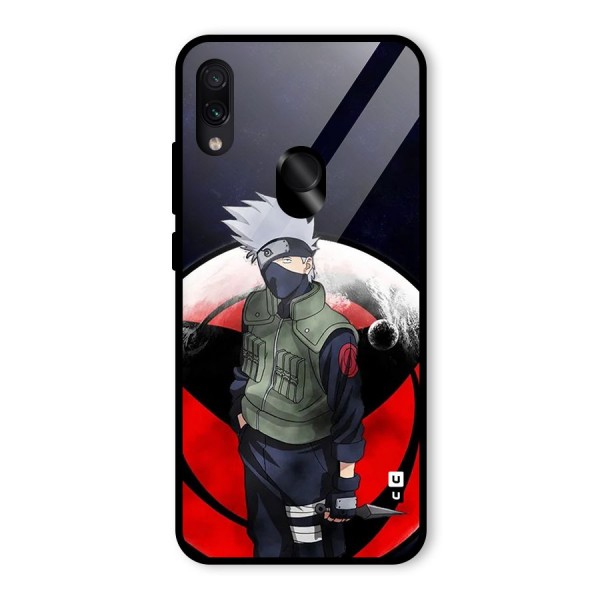 Kakashi Hatake Knife Glass Back Case for Redmi Note 7