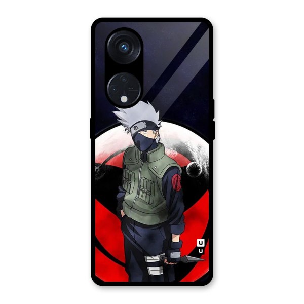 Kakashi Hatake Knife Glass Back Case for Reno8 T 5G