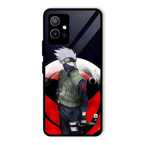 Kakashi Hatake Knife Glass Back Case for Vivo T1 5G