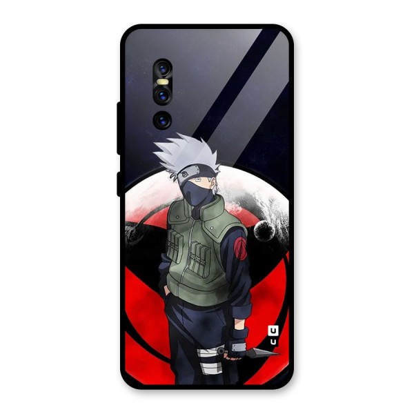 Kakashi Hatake Knife Glass Back Case for Vivo V15 Pro