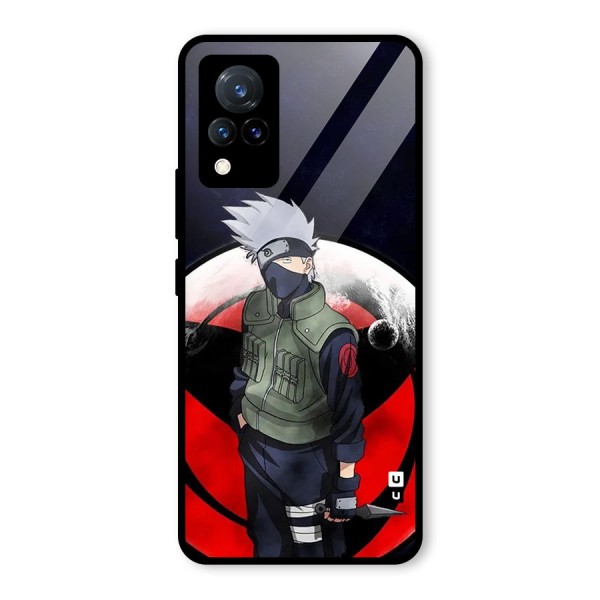 Kakashi Hatake Knife Glass Back Case for Vivo V21 5G