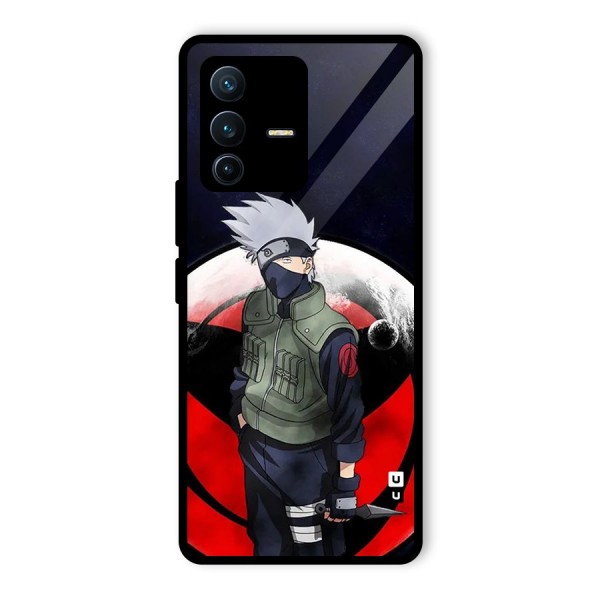 Kakashi Hatake Knife Glass Back Case for Vivo V23 Pro