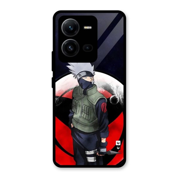 Kakashi Hatake Knife Glass Back Case for Vivo V25