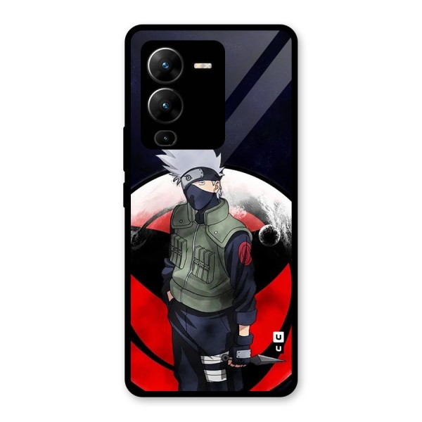 Kakashi Hatake Knife Glass Back Case for Vivo V25 Pro