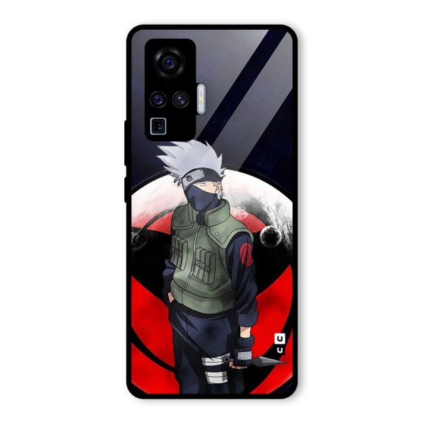 Kakashi Hatake Knife Glass Back Case for Vivo X50 Pro