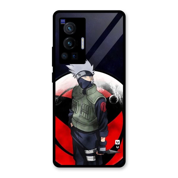 Kakashi Hatake Knife Glass Back Case for Vivo X70 Pro