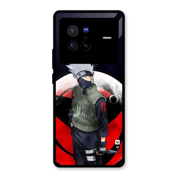 Kakashi Hatake Knife Glass Back Case for Vivo X80