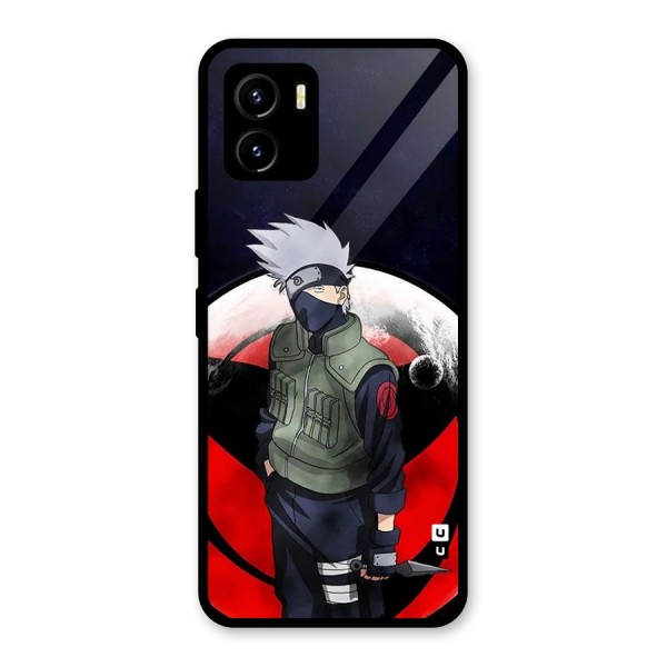 Kakashi Hatake Knife Glass Back Case for Vivo Y15s