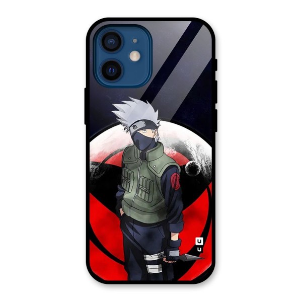 Kakashi Hatake Knife Glass Back Case for iPhone 12 Mini