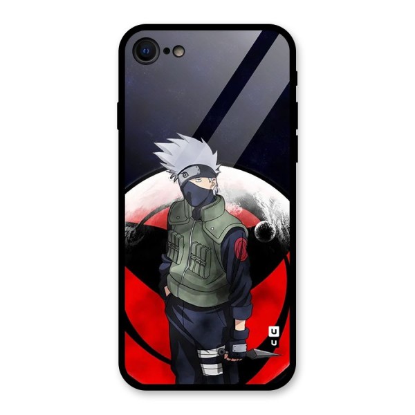 Kakashi Hatake Knife Glass Back Case for iPhone 8