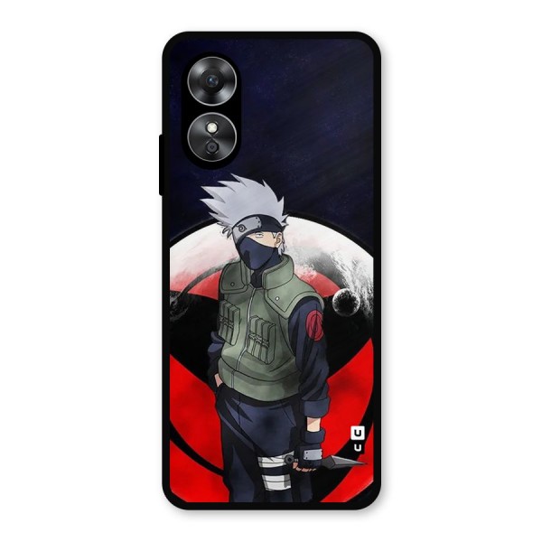 Kakashi Hatake Knife Metal Back Case for Oppo A17