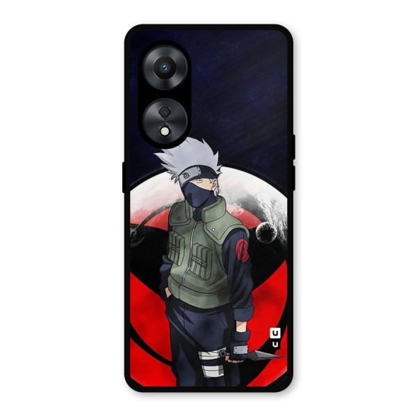 Kakashi Hatake Knife Metal Back Case for Oppo A78