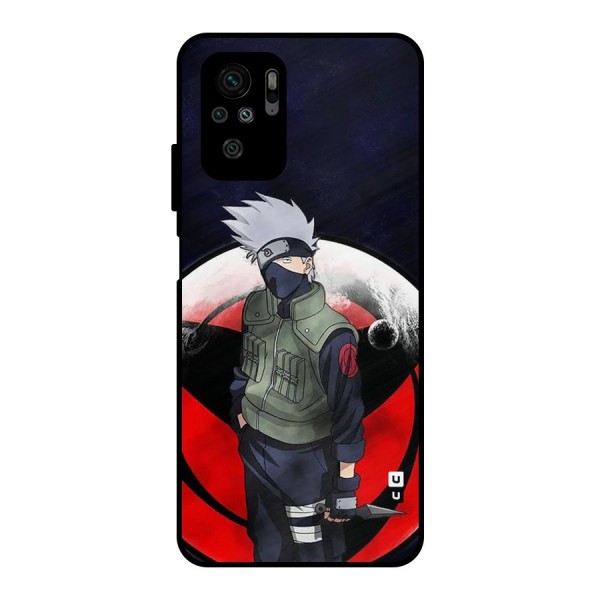 Kakashi Hatake Knife Metal Back Case for Redmi Note 10