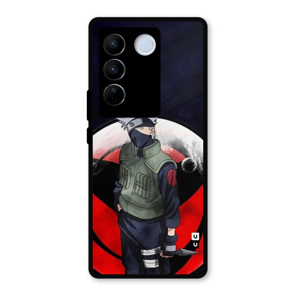 Kakashi Hatake Knife Metal Back Case for Vivo V27 Pro