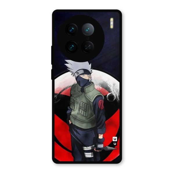 Kakashi Hatake Knife Metal Back Case for Vivo X90 Pro