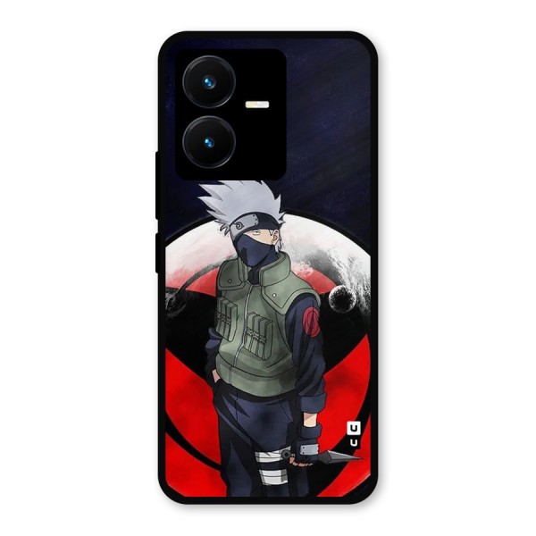 Kakashi Hatake Knife Metal Back Case for Vivo Y22s