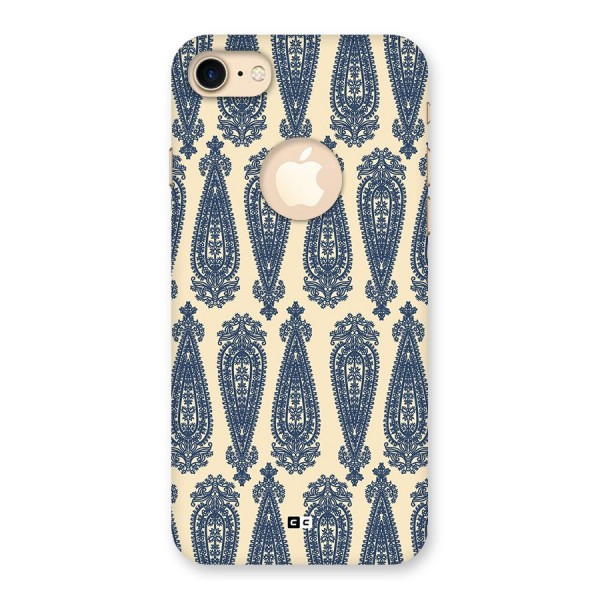 Kalamkari Design Back Case for iPhone 8 Logo Cut