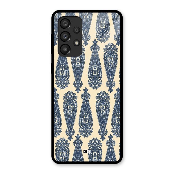 Kalamkari Design Glass Back Case for Galaxy A33 5G