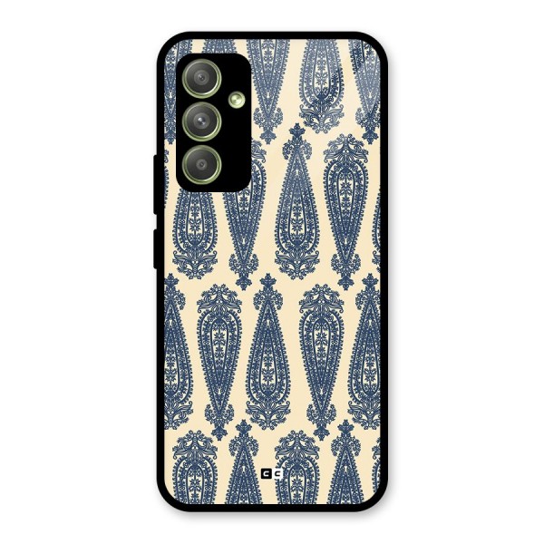 Kalamkari Design Glass Back Case for Galaxy A54