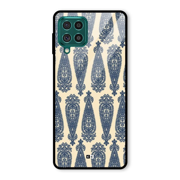 Kalamkari Design Glass Back Case for Galaxy F62