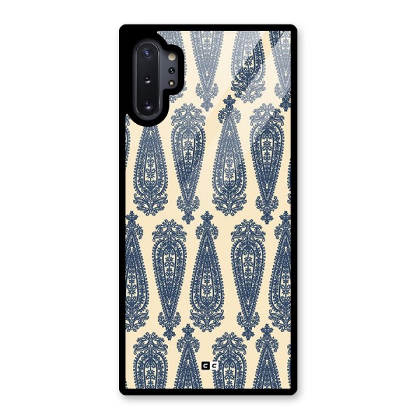 Kalamkari Design Glass Back Case for Galaxy Note 10 Plus