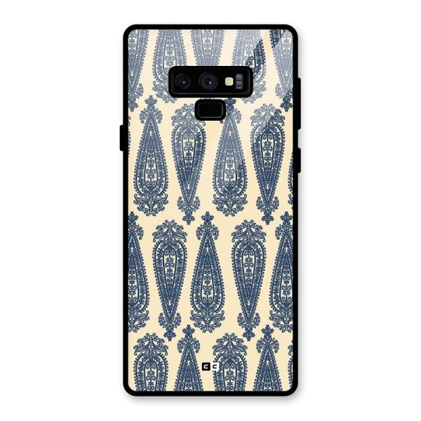 Kalamkari Design Glass Back Case for Galaxy Note 9