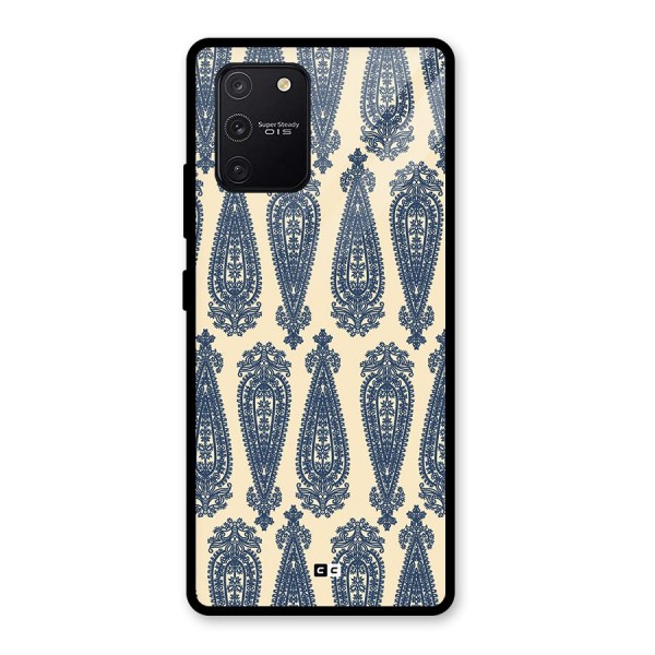 Kalamkari Design Glass Back Case for Galaxy S10 Lite