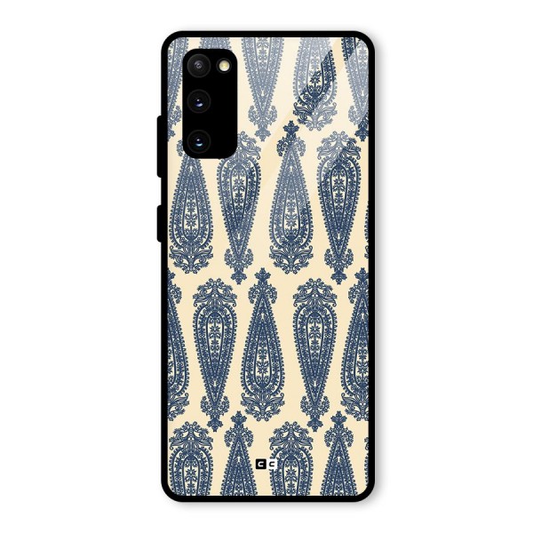 Kalamkari Design Glass Back Case for Galaxy S20 FE 5G