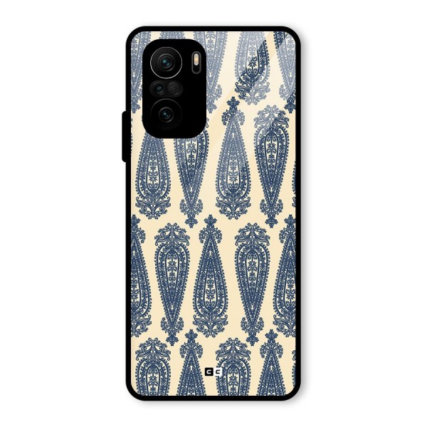 Kalamkari Design Glass Back Case for Mi 11x