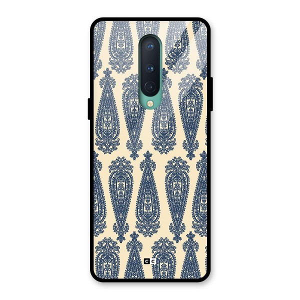 Kalamkari Design Glass Back Case for OnePlus 8