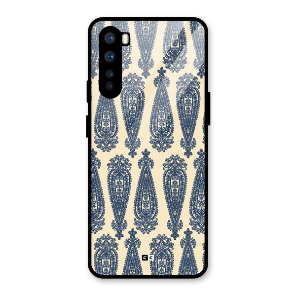 Kalamkari Design Glass Back Case for OnePlus Nord