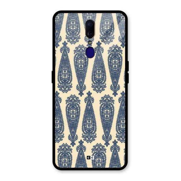 Kalamkari Design Glass Back Case for Oppo F11