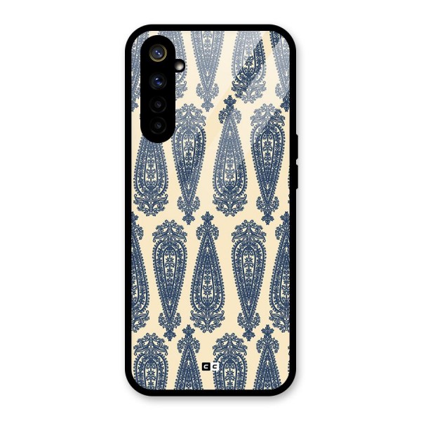 Kalamkari Design Glass Back Case for Realme 6