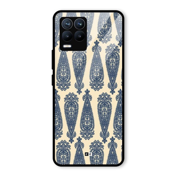 Kalamkari Design Glass Back Case for Realme 8