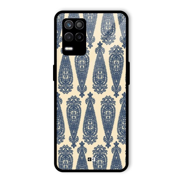 Kalamkari Design Glass Back Case for Realme 8 5G