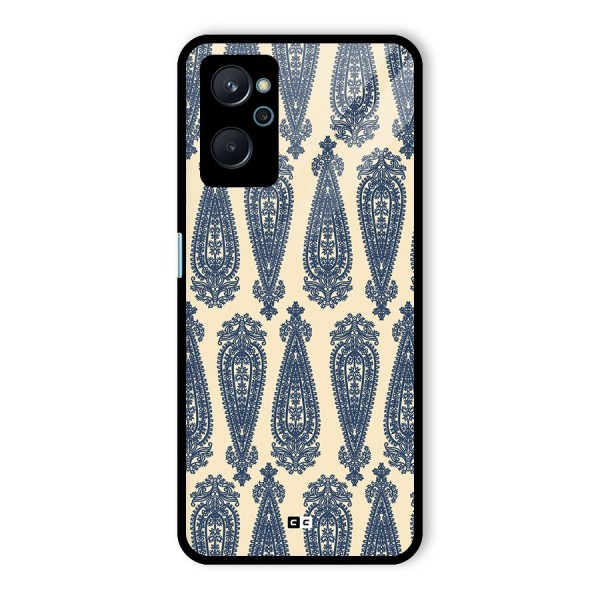 Kalamkari Design Glass Back Case for Realme 9i