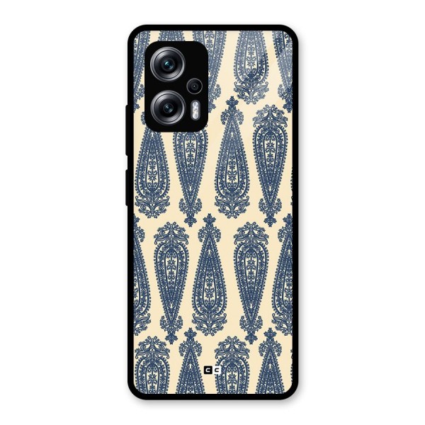 Kalamkari Design Glass Back Case for Redmi K50i