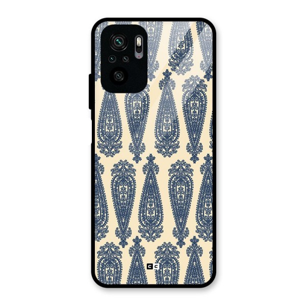 Kalamkari Design Glass Back Case for Redmi Note 10