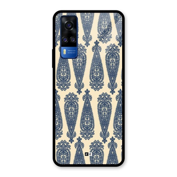 Kalamkari Design Glass Back Case for Vivo Y51