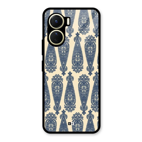 Kalamkari Design Glass Back Case for Vivo Y56