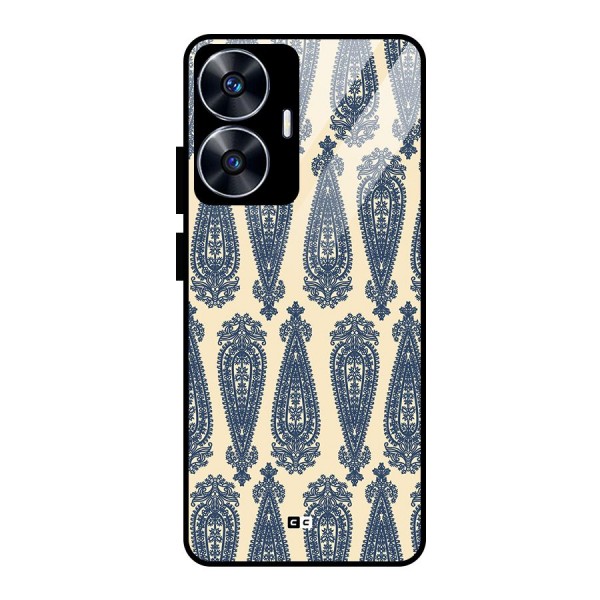 Kalamkari Design Glass Back Case for realme C55