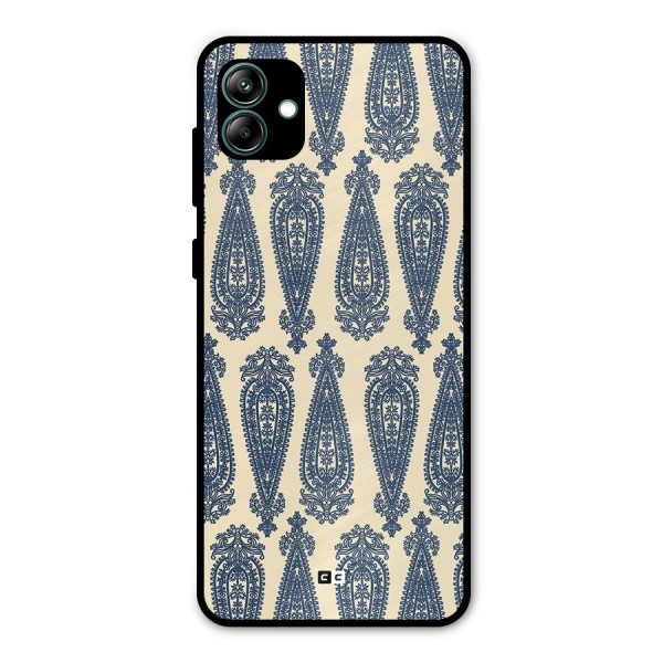 Kalamkari Design Metal Back Case for Galaxy A04