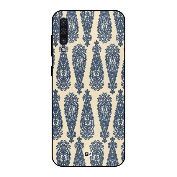 Kalamkari Design Metal Back Case for Galaxy A30s