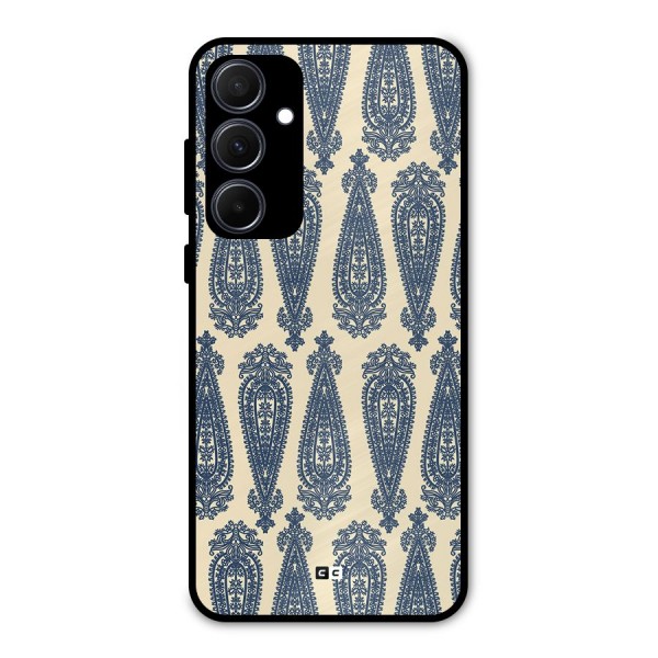 Kalamkari Design Metal Back Case for Galaxy A35