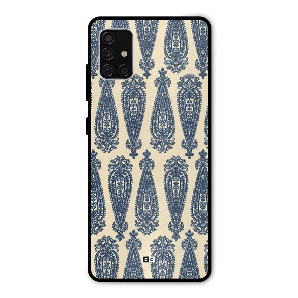 Kalamkari Design Metal Back Case for Galaxy A51