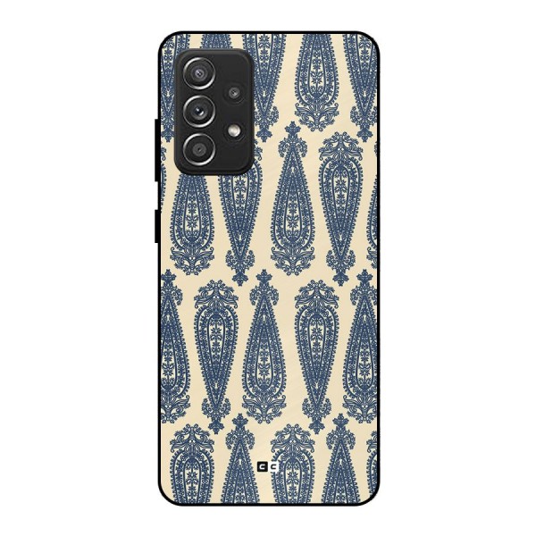 Kalamkari Design Metal Back Case for Galaxy A52