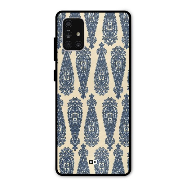 Kalamkari Design Metal Back Case for Galaxy A71