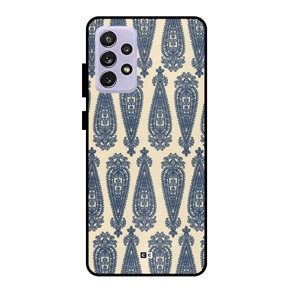 Kalamkari Design Metal Back Case for Galaxy A72