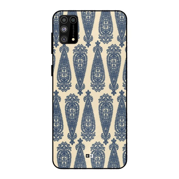 Kalamkari Design Metal Back Case for Galaxy M31